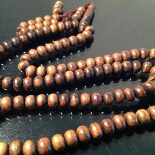 Healing wood prayer beads - Kehtam Mesbah