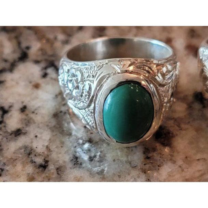 close up look to the money turquoise stone