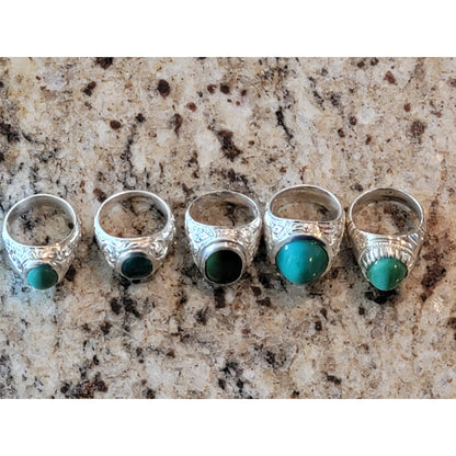 money rings with different type of stones