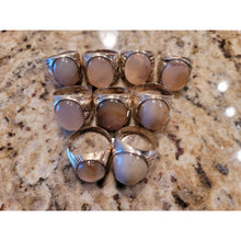 Load image into Gallery viewer, Third eye opening rings - cloud agate LIMITED QUANTITY
