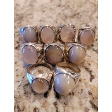 Load image into Gallery viewer, Third eye opening rings - cloud agate LIMITED QUANTITY
