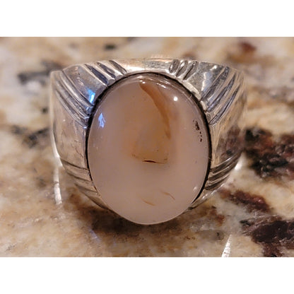 Third eye opening rings - cloud agate LIMITED QUANTITY - sufi magic