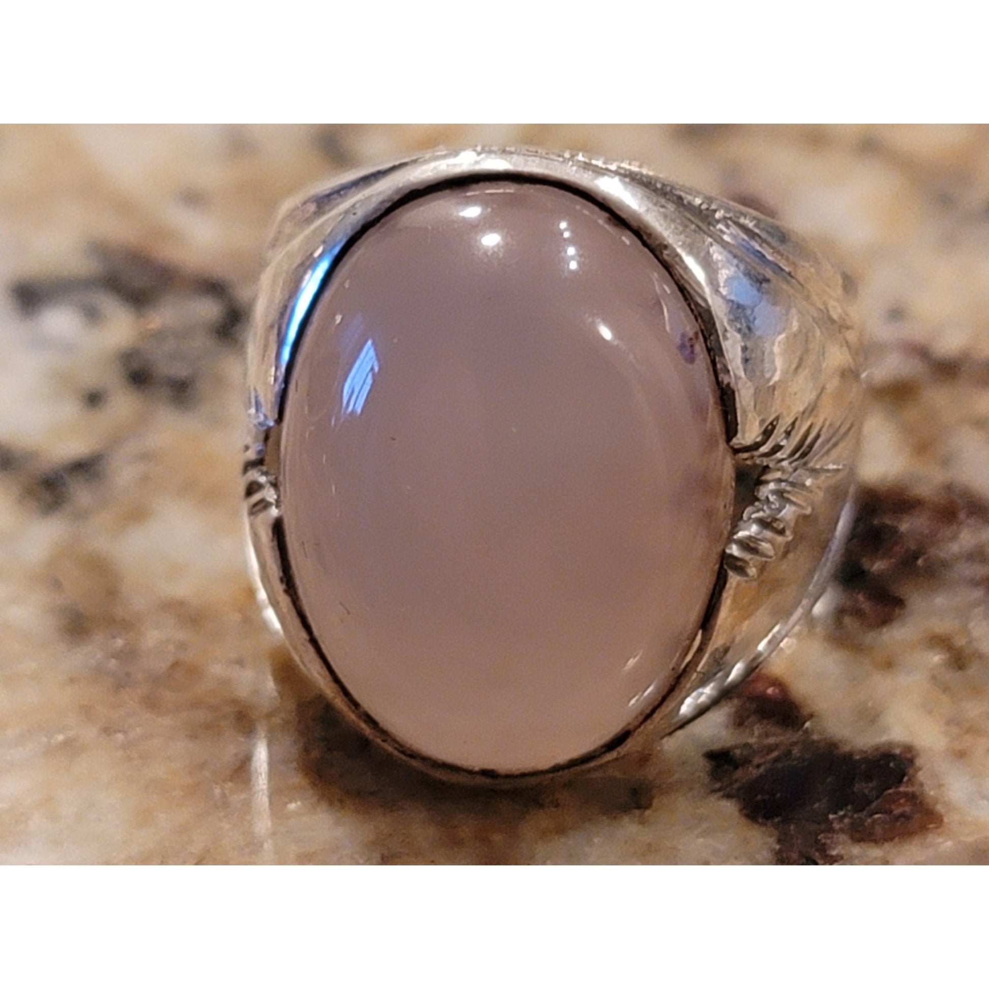 Third eye opening rings - cloud agate LIMITED QUANTITY - sufi magic