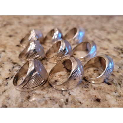 Third eye opening rings - cloud agate LIMITED QUANTITY - sufi magic