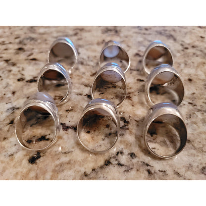 Third eye opening rings - cloud agate LIMITED QUANTITY - sufi magic