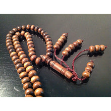 Load image into Gallery viewer, Healing wood prayer beads - Kehtam Mesbah - sufi magic - taweez - talisman - amulet - white magic
